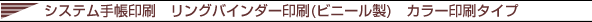 �I���W�i���V�X�e���蒠����@�����O�o�C���_�[�t�@�C�����(�r�j�[����)�@�J���[����^�C�v