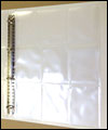 【お得な透明リフィル付きセット】 バインダー・ファイル 4穴タイプ(金属製止め具)+透明リフィル