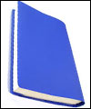 色付き生地のブックカバー印刷 (ビニール製、軟質PVC製) 